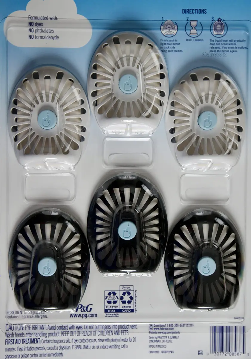 Febreze Small Spaces Unstopables Variety Pack Air Fresheners 5ml (0.25 fl oz) (6 Count) | Odor Control for Small Rooms - view 2