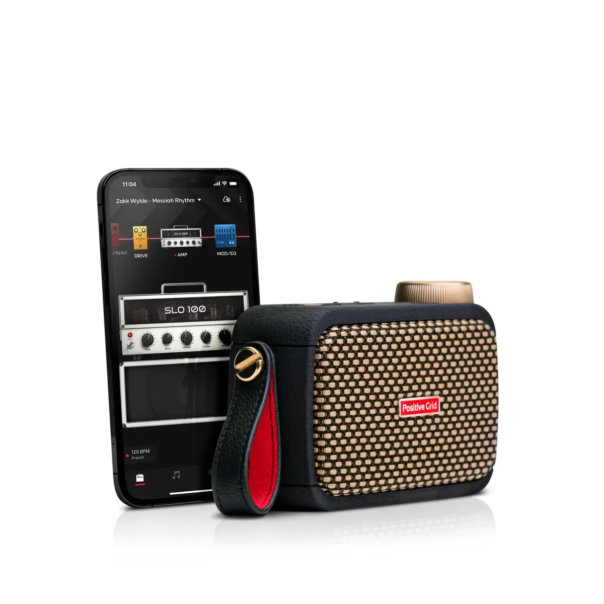 Positive Grid Spark GO 5W Ultra-Portable Smart Guitar Amp & Speaker | 8-Hour Battery Life - main product image