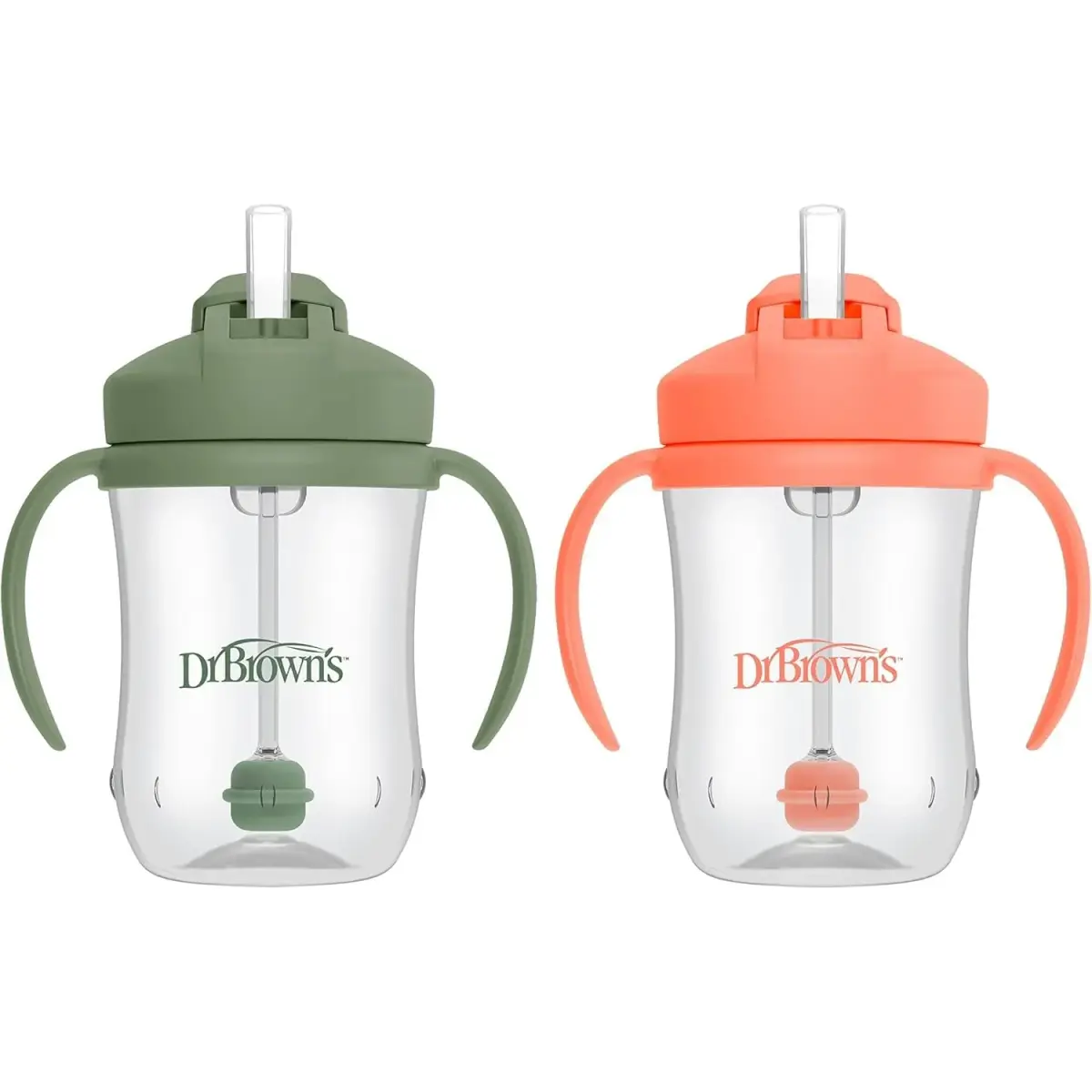 Dr. Brown's Milestones Baby's First Straw Cup 266ml (9 oz) | Spill-Proof & BPA-Free for Toddlers 6m+ - main product image