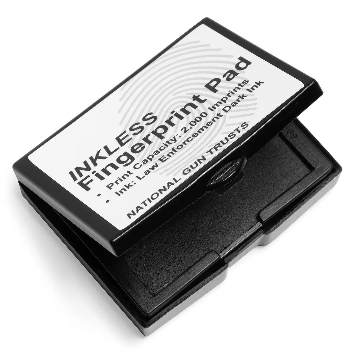 NATIONAL GUN TRUSTS Fingerprint Ink Pad - Made in USA - Black Ink, 2.16" Wide | Permanent, Inkless, Law Enforcement - view 4