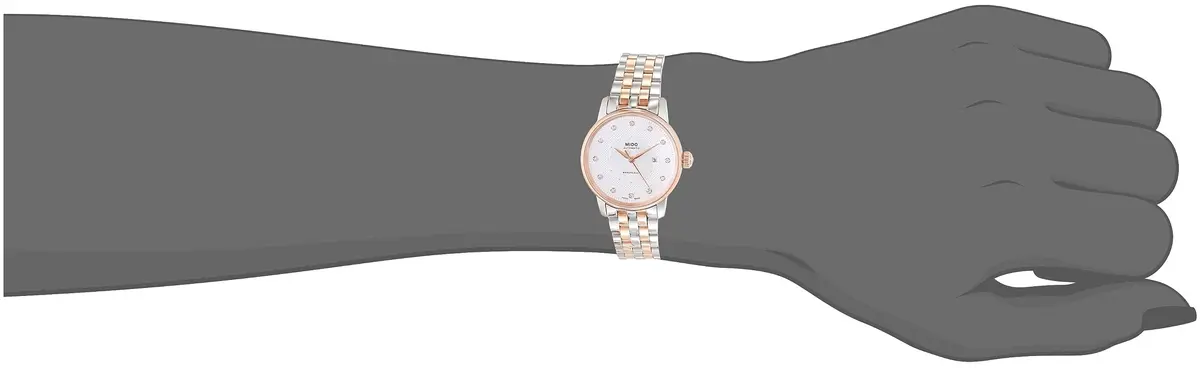 MIDO Women's Automatic Watch - Silver Dial, 30mm Case, Rose Gold PVD Coating | Swiss Precision - view 5