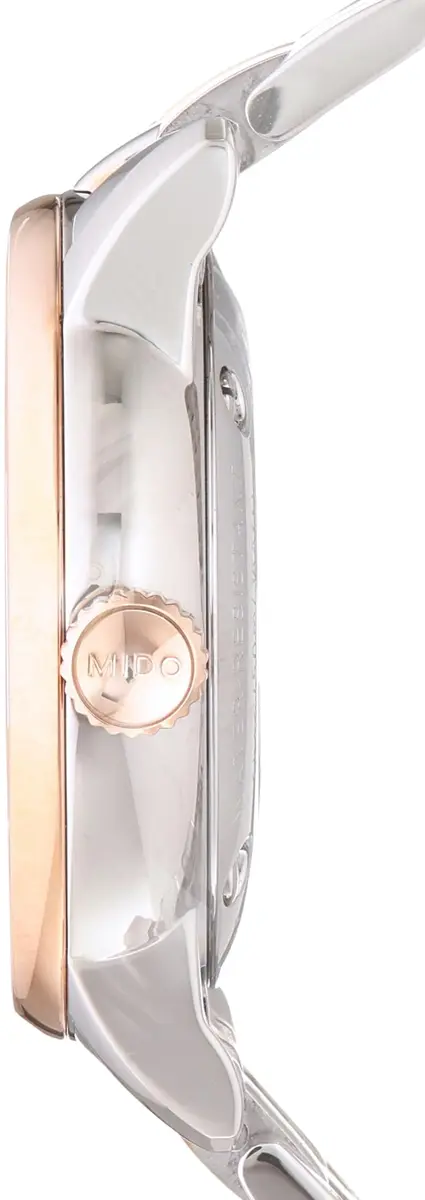 MIDO Women's Automatic Watch - Silver Dial, 30mm Case, Rose Gold PVD Coating | Swiss Precision - view 2