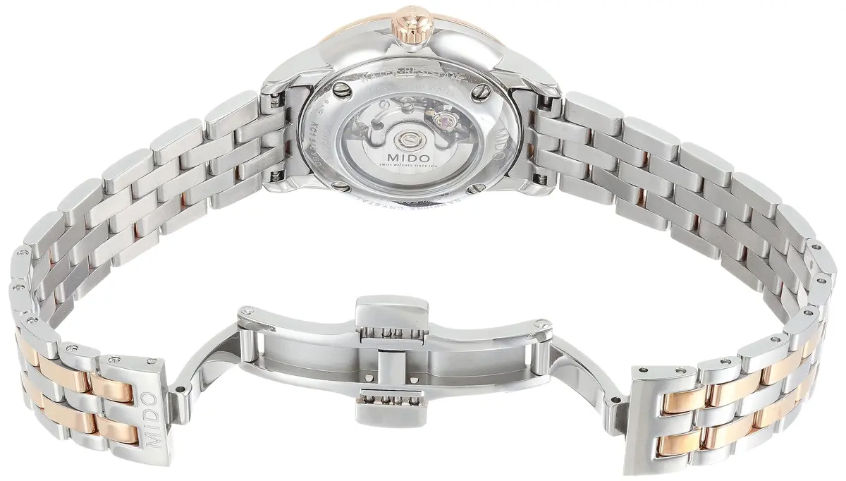 MIDO Women's Automatic Watch - Silver Dial, 30mm Case, Rose Gold PVD Coating | Swiss Precision - view 3