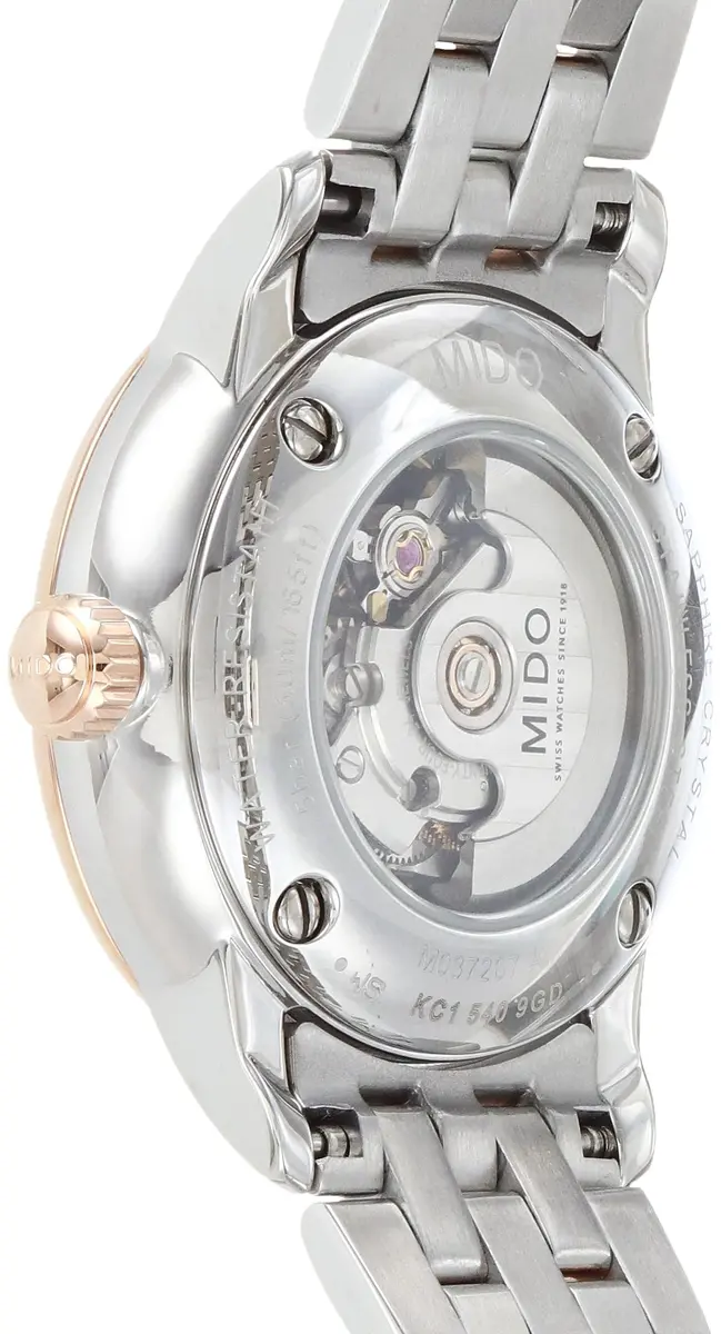 MIDO Women's Automatic Watch - Silver Dial, 30mm Case, Rose Gold PVD Coating | Swiss Precision - view 4