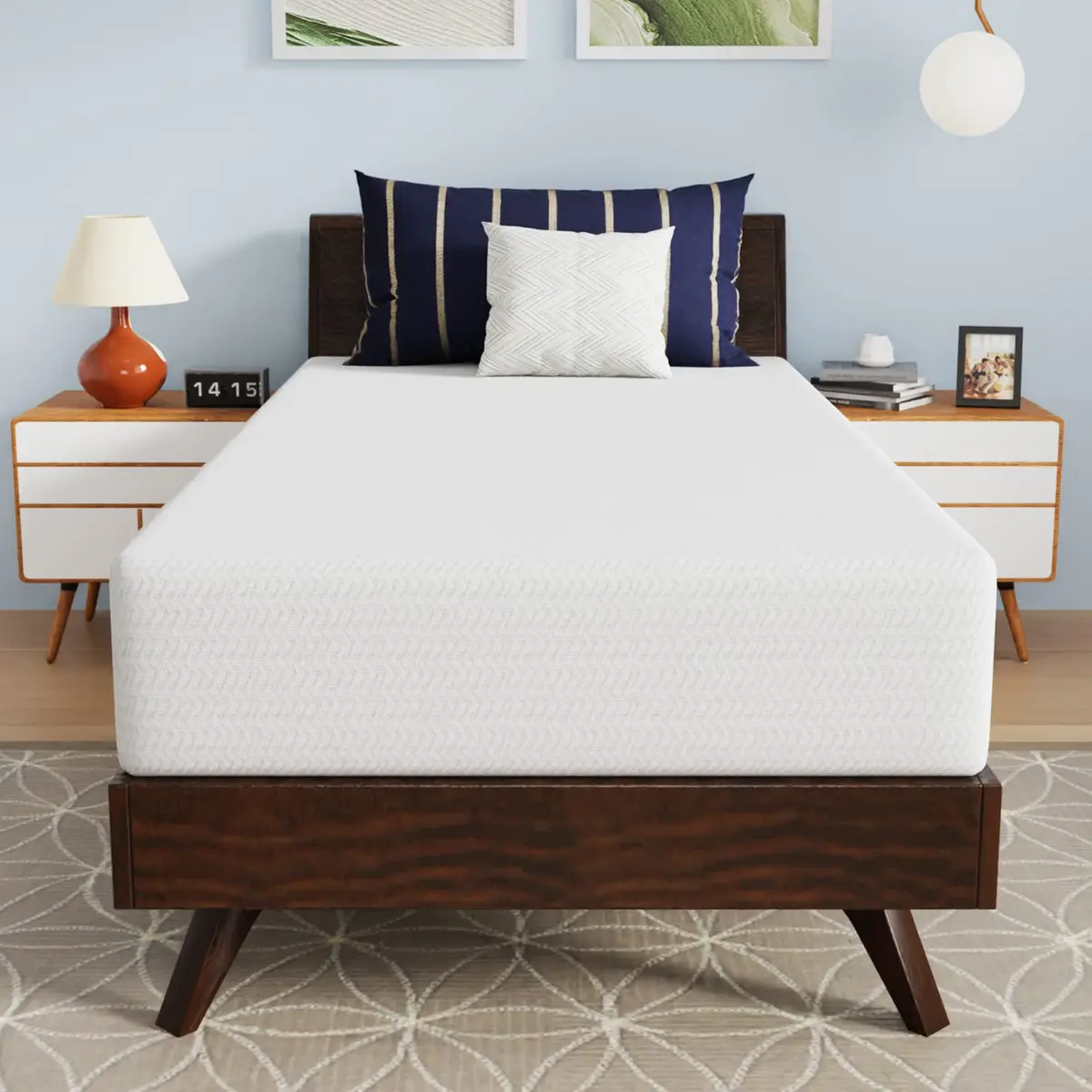 PayLessHere 10 Inch Bamboo Charcoal Gel Memory Foam Mattress | CertiPUR-US Certified Twin - view 2