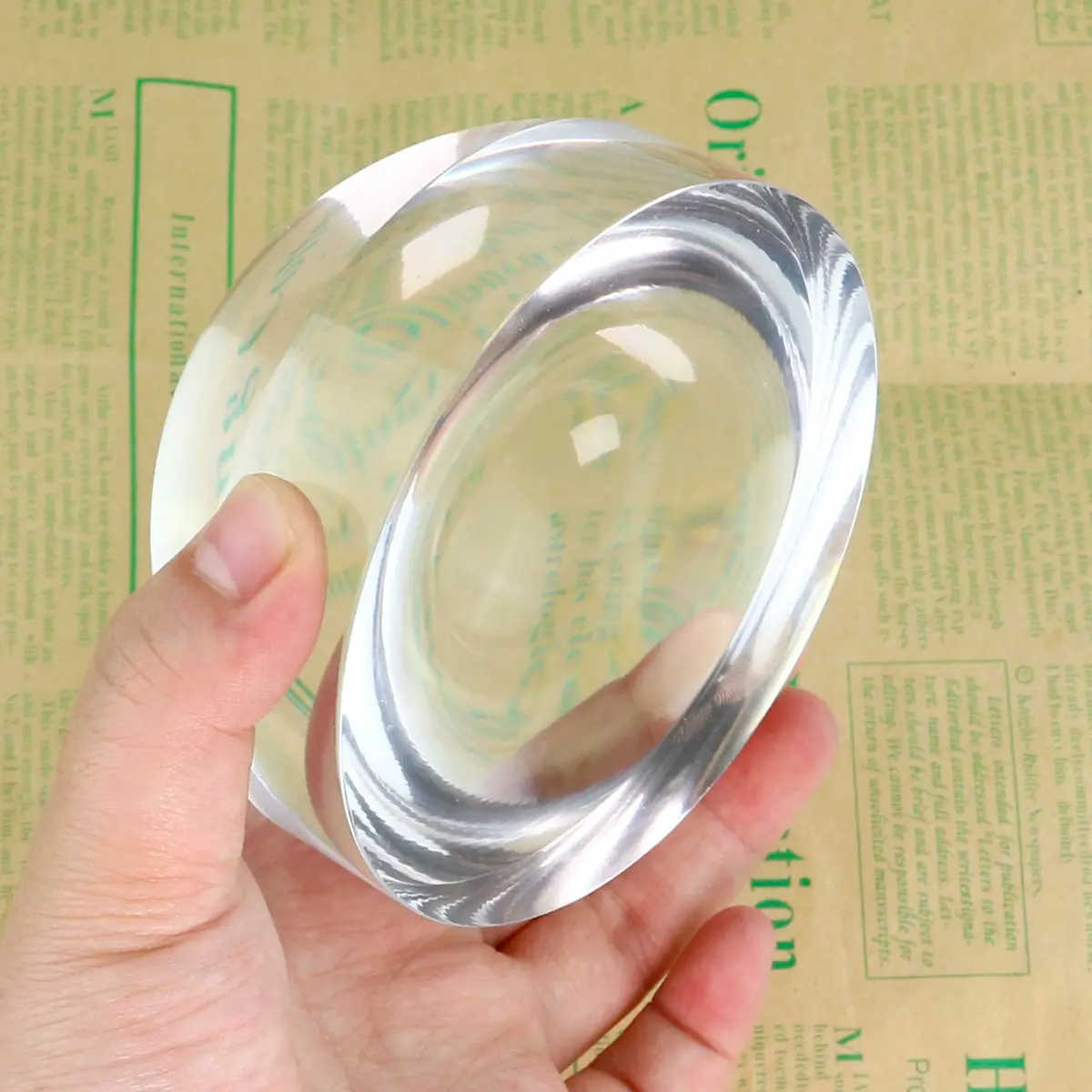 Dandelion 6X Dome Magnifying Glass Paperweight 9.65 cm (3.8 Inch) | Optical Clarity for Reading - view 2