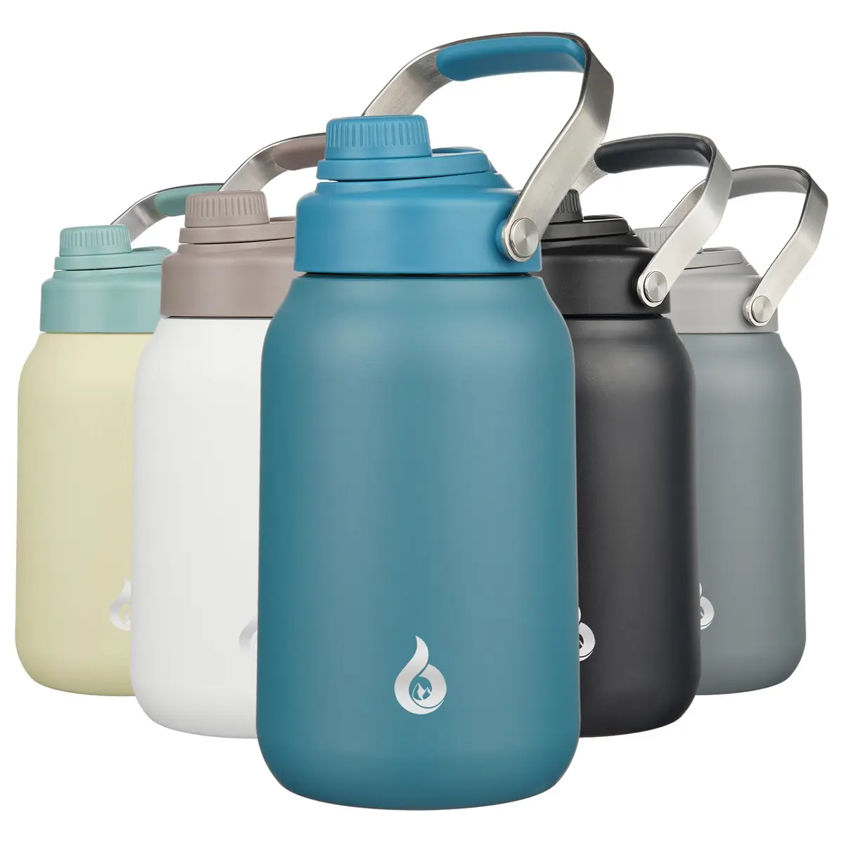 BJPKPK 64oz Insulated Water Bottle | Double Wall Stainless Steel, Leakproof, BPA-Free, 24H Cold/12H Hot - main product image