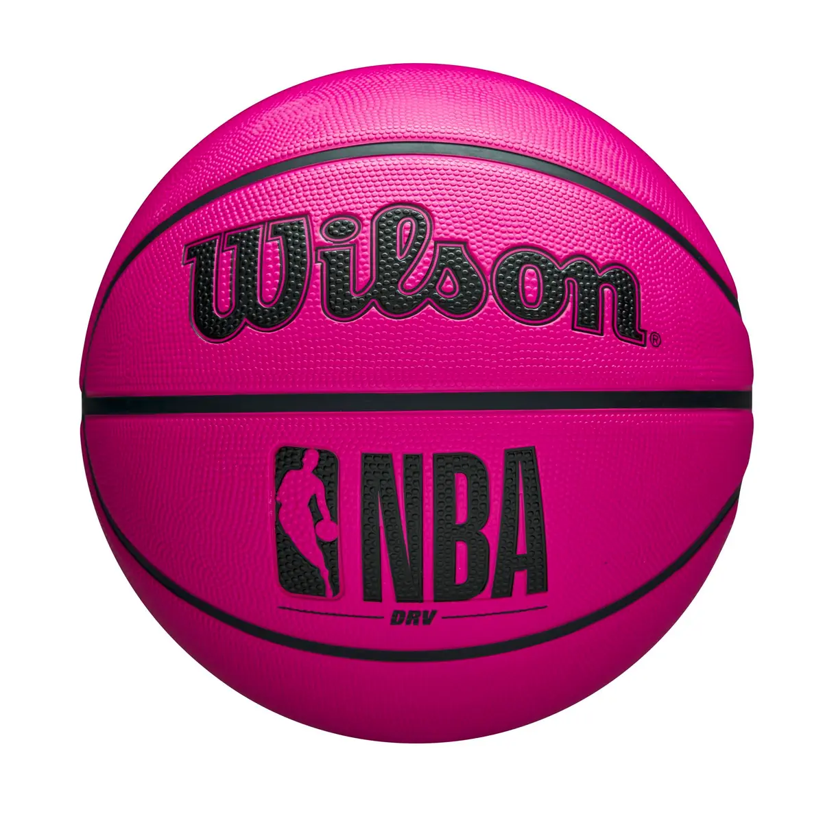 Wilson NBA DRV Outdoor Basketball Size 7 | Official NBA Pink 29.5" with Pump - main product image