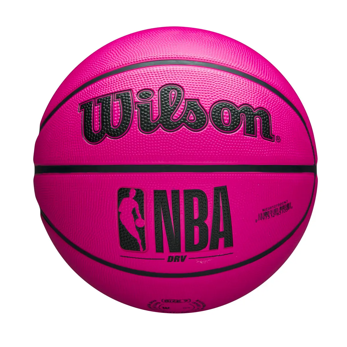 Wilson NBA DRV Outdoor Basketball Size 7 | Official NBA Pink 29.5" with Pump - view 7