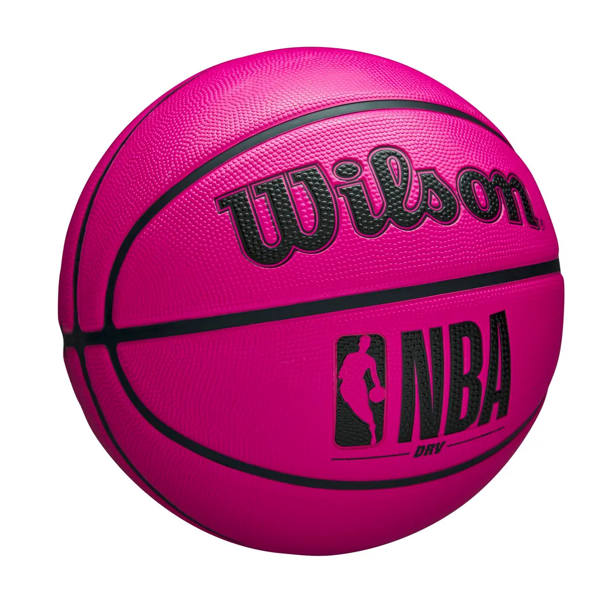 Wilson NBA DRV Outdoor Basketball Size 7 | Official NBA Pink 29.5" with Pump - view 2