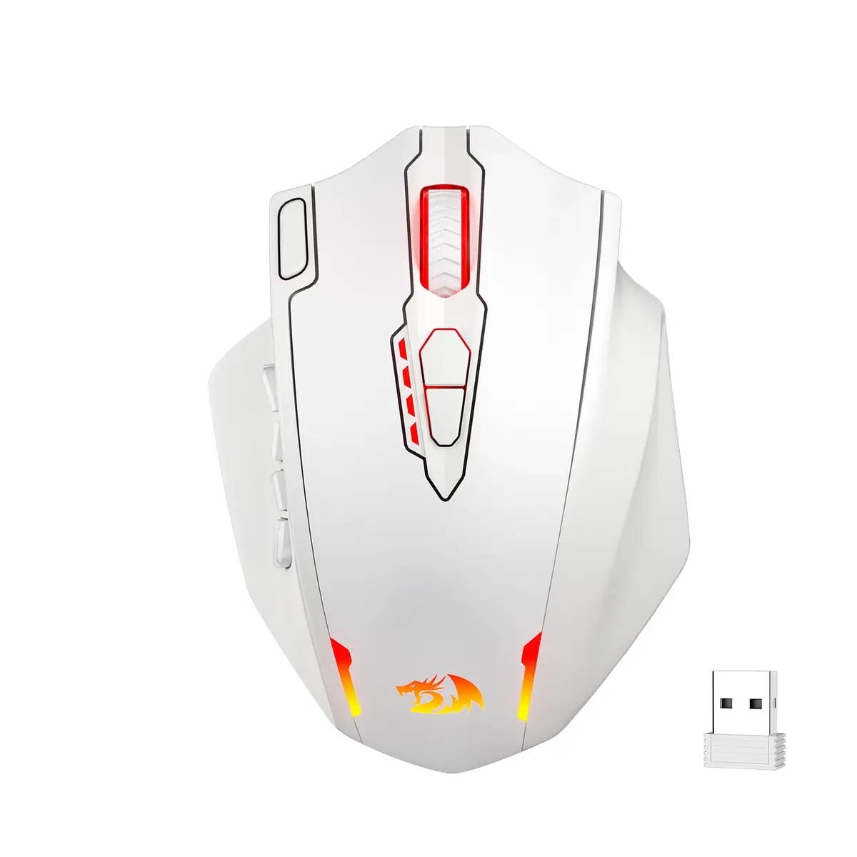 Redragon M913 Impact Elite Wireless RGB MMO Gaming Mouse 16000 DPI | Pixart 3335 Optical Sensor - view 8