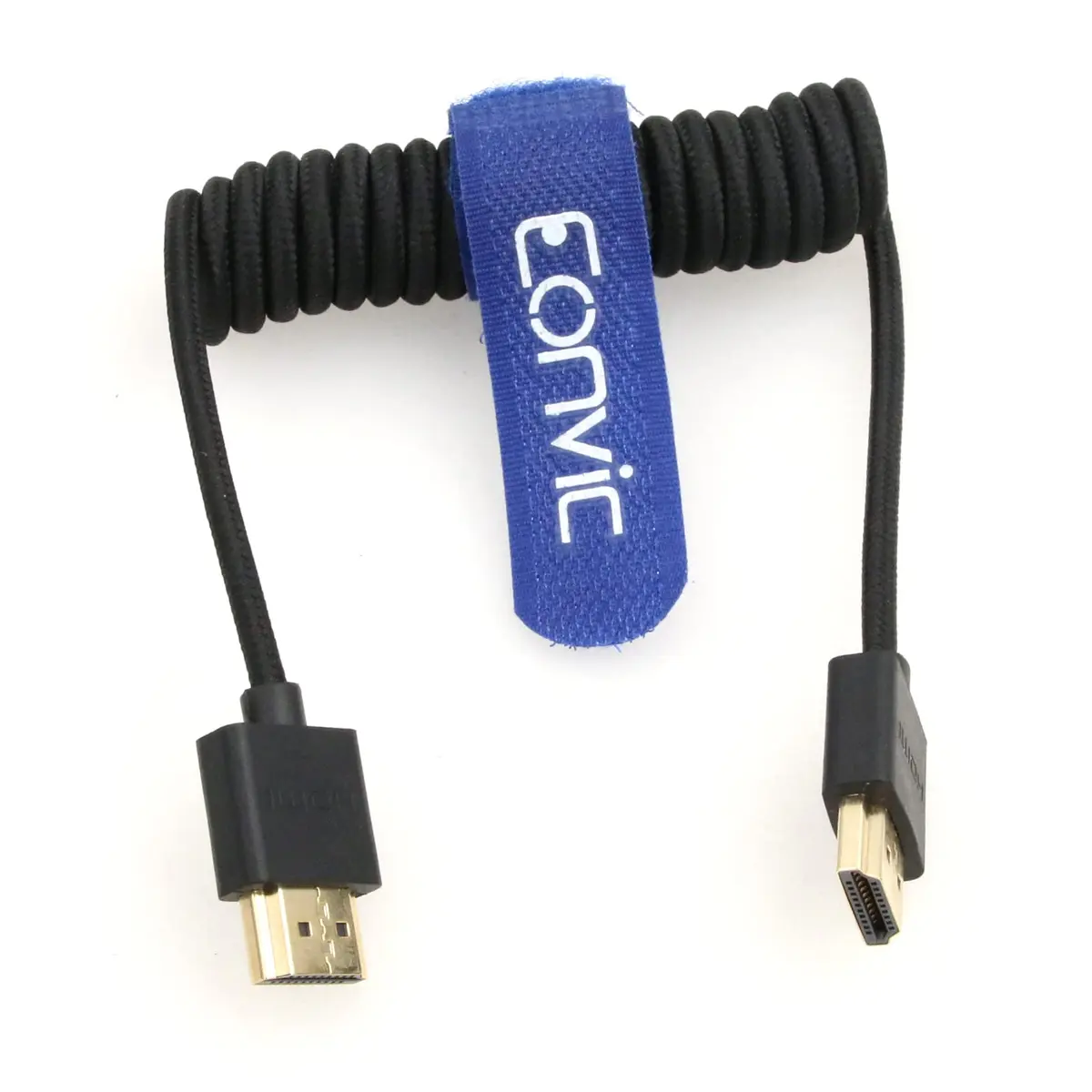 Eonvic 8K HDMI Extender Cable 48Gbps 1m (3.3ft) | High Speed Coiled Cable for Atomos Ninja V, Sony a7siii, Portkeys BM5 Monitor - view 4