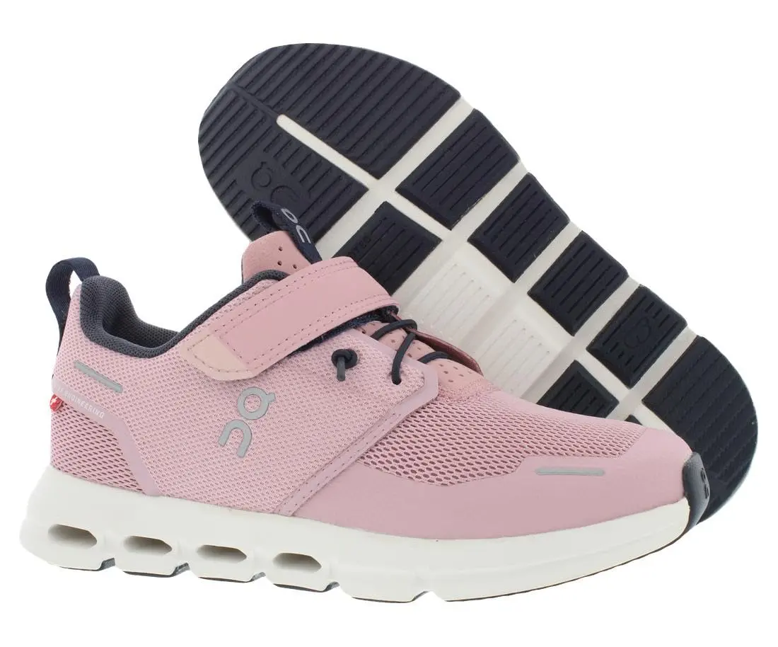 On Kids Cloud Play Little Kid Shoes Zephyr/White 2 Little Kid | Cloud-Soft Running Comfort - view 2