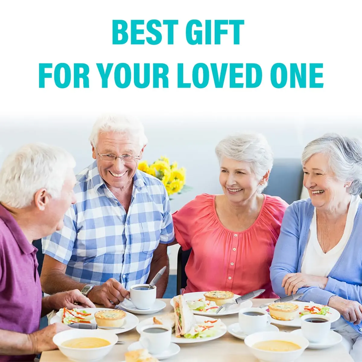 Nourislif Adaptive Utensils 4-Piece Set (13.9cm x 22.7cm x 2.5cm) | Easy-Grip Silverware for Hand Tremors, Elderly, Arthritis - view 6