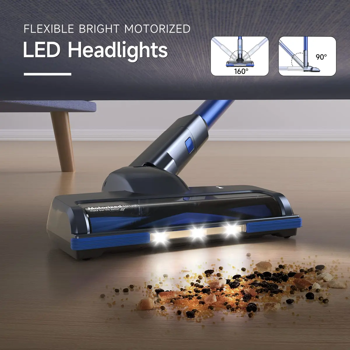 Lubluelu Cordless Stick Vacuum Cleaner, Lightweight 235W Brushless Motor, Rechargeable Battery, Self-Standing for Carpet & Hard Floor - view 4
