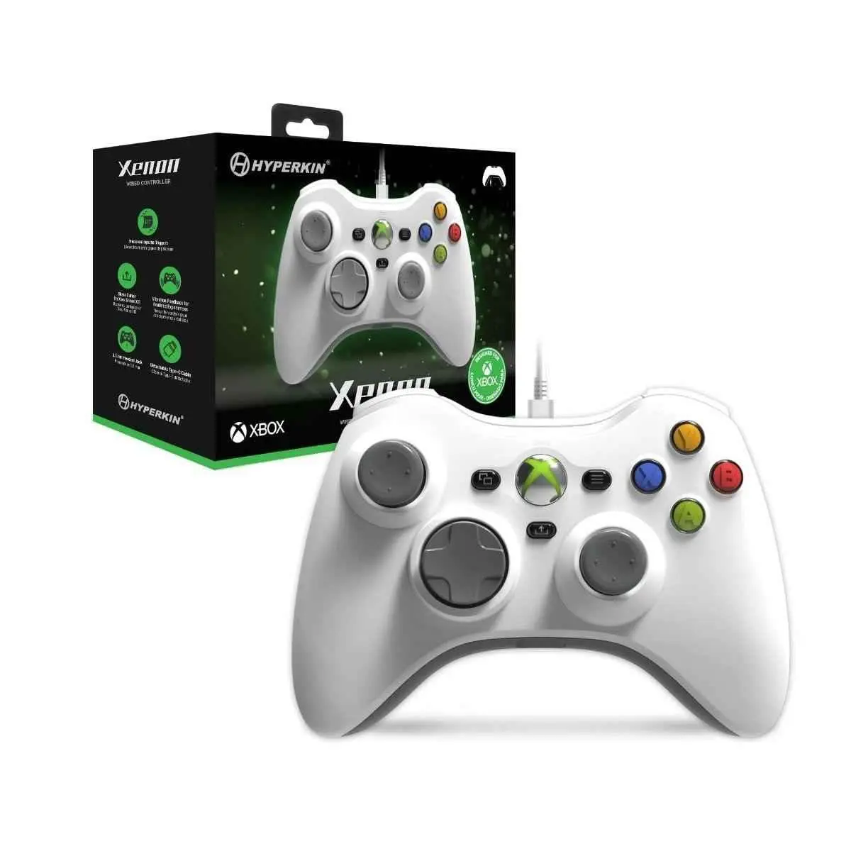 Hyperkin Xenon Wired Controller for Xbox Series X|S & Windows 10|11 PC | Nostalgic Design with Impulse Triggers & 3.5MM Jack - view 5