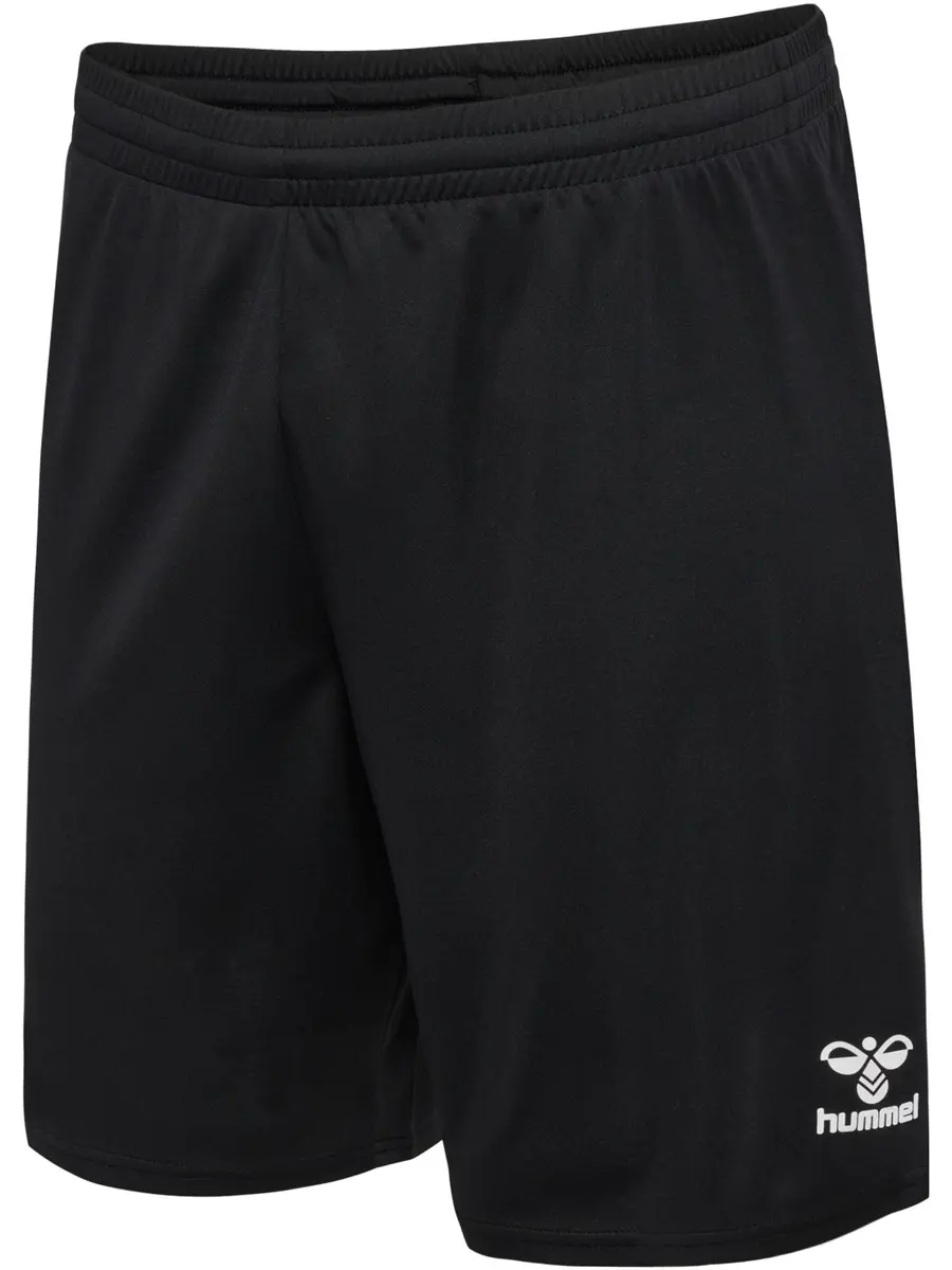 Hummel Short for Men | Mid Rise, Black, Lightweight Polyester, Suitable for Sports & Casual Wear - main product image