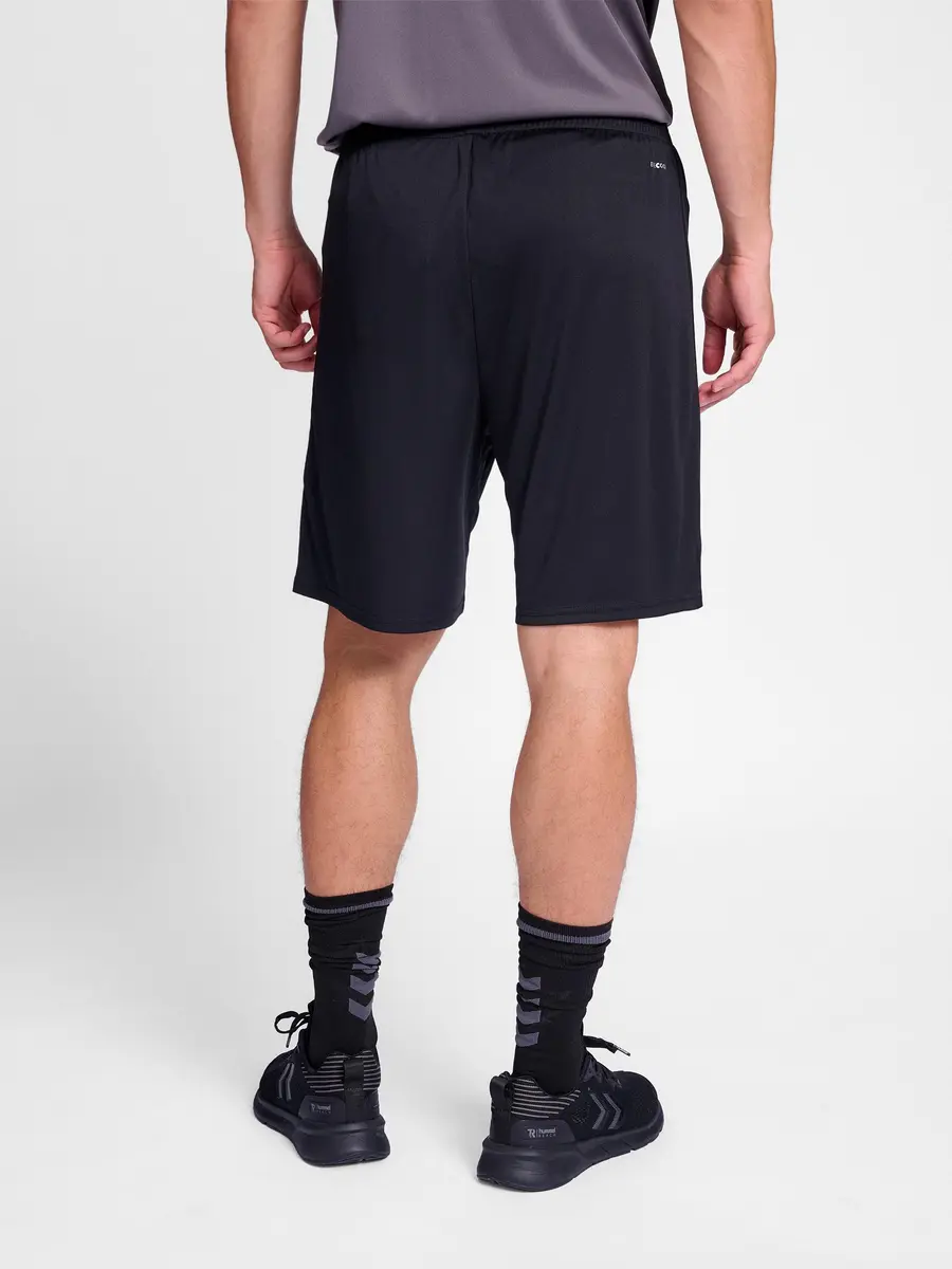 Hummel Short for Men | Mid Rise, Black, Lightweight Polyester, Suitable for Sports & Casual Wear - view 3