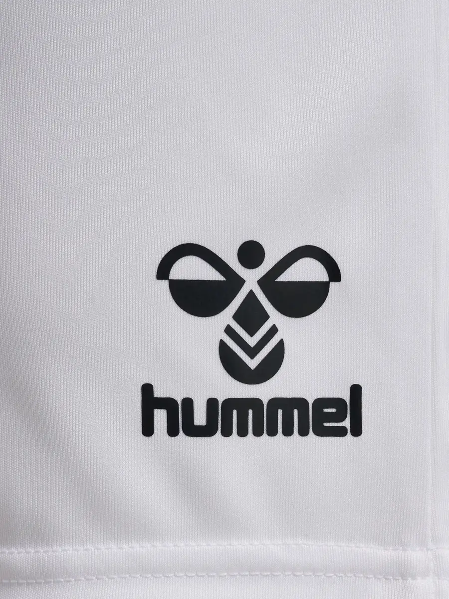 Hummel Hmlessential Multisport Shorts White | Recycled Polyester, Mid Rise, Water-Based Print - view 3