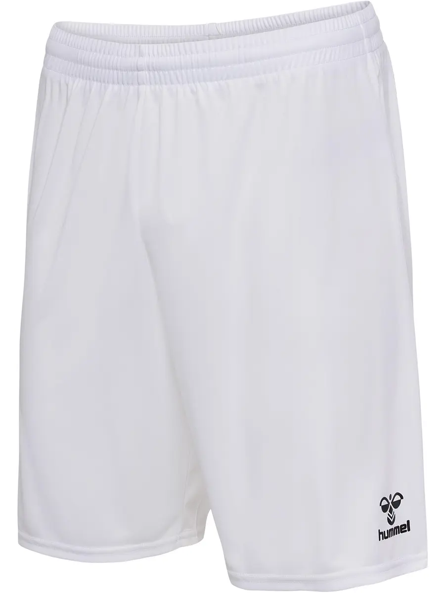 Hummel Hmlessential Multisport Shorts White | Recycled Polyester, Mid Rise, Water-Based Print - view 4