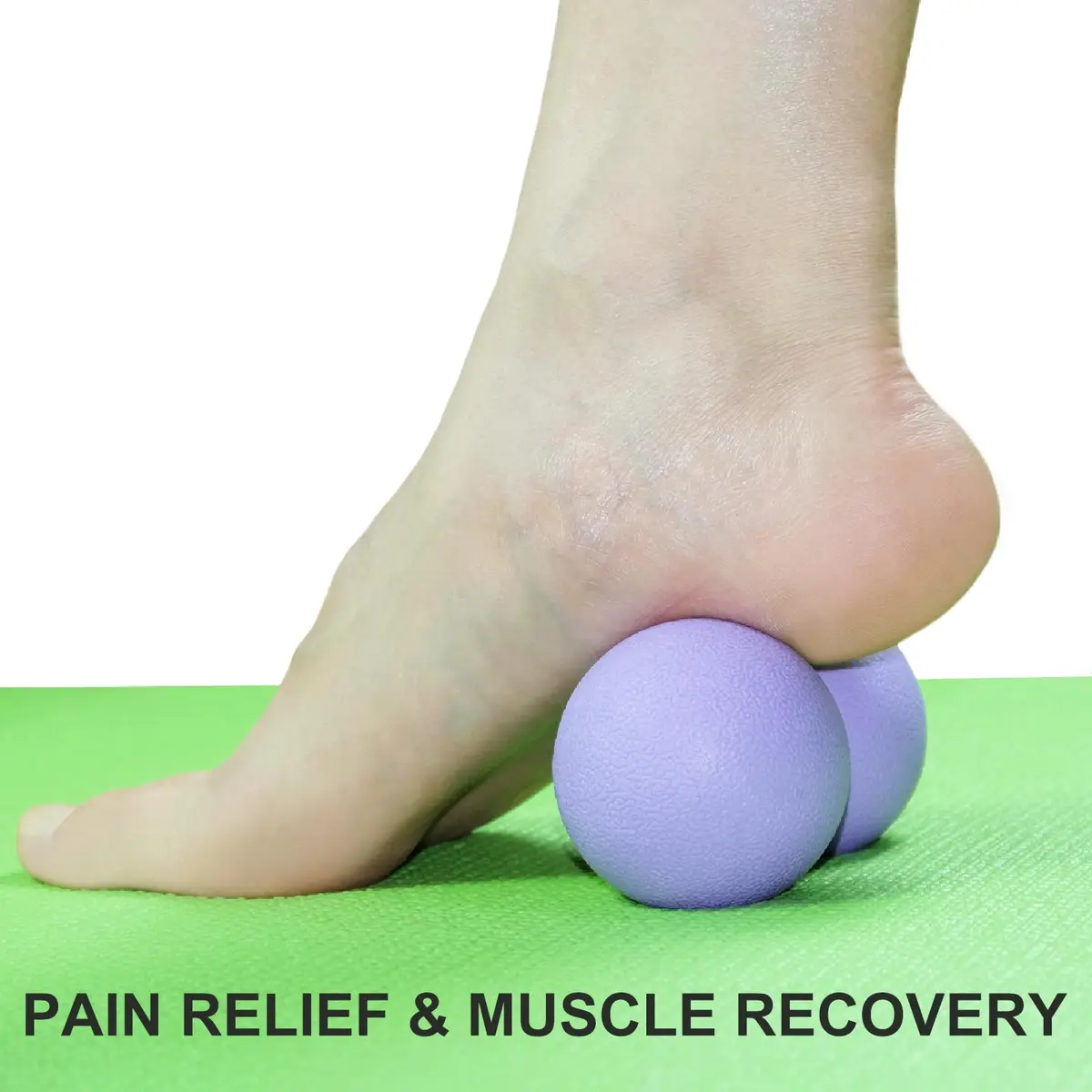 SIMPLECOOL Purple Massage Ball Deep Tissue Trigger Point Acupressure 12cm - view 4