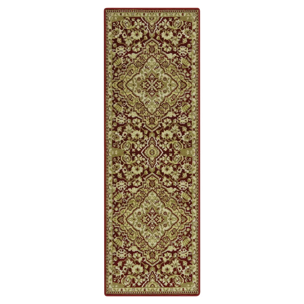 WESTLOOM 2x6 Long Hallway Runner Rug Area Rug Oriental Traditional Area Rug on-Shedding Indoor Area Rug for Living Room Bedroom Entryway, Red | Modern Oriental Style - view 2