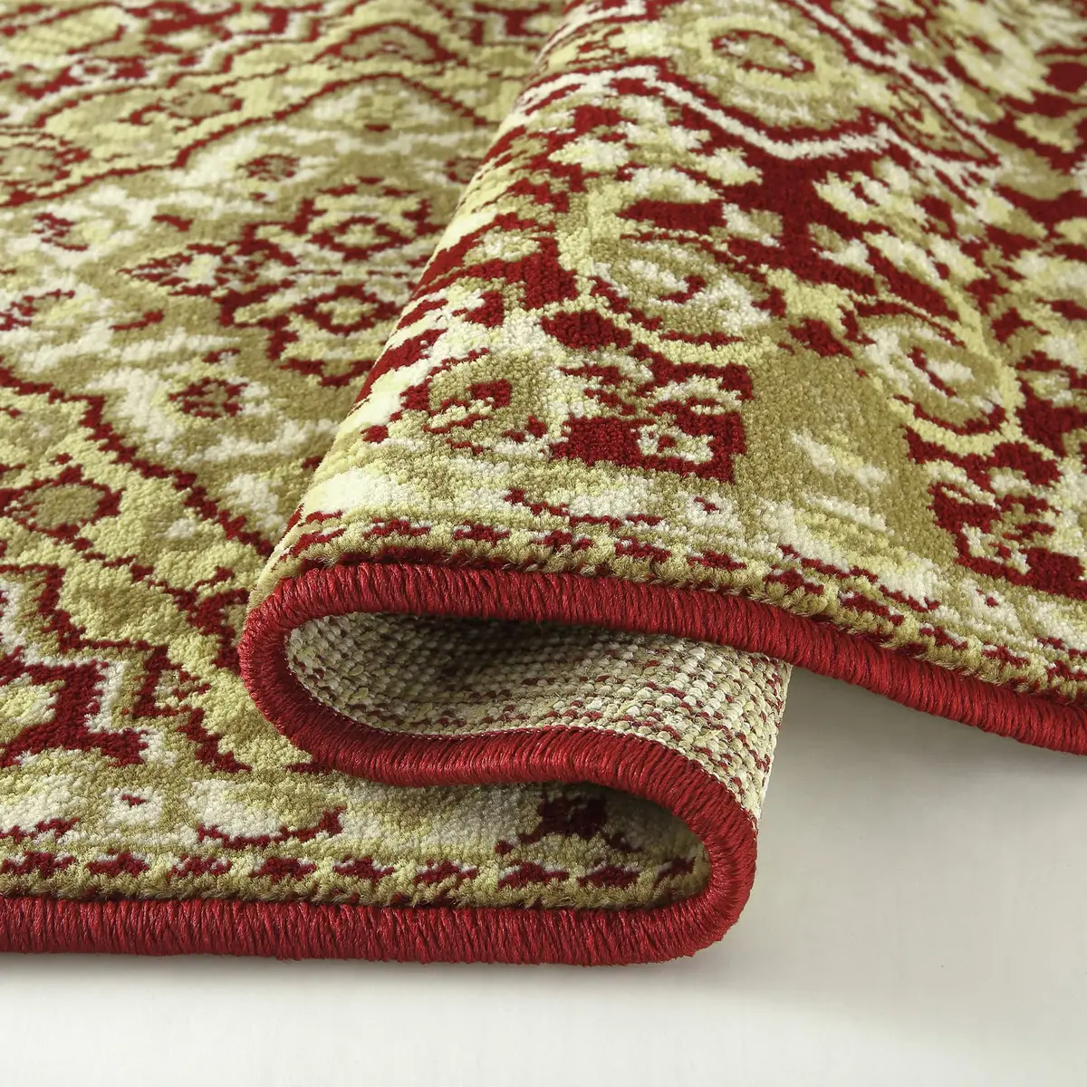 WESTLOOM 2x6 Long Hallway Runner Rug Area Rug Oriental Traditional Area Rug on-Shedding Indoor Area Rug for Living Room Bedroom Entryway, Red | Modern Oriental Style - view 4