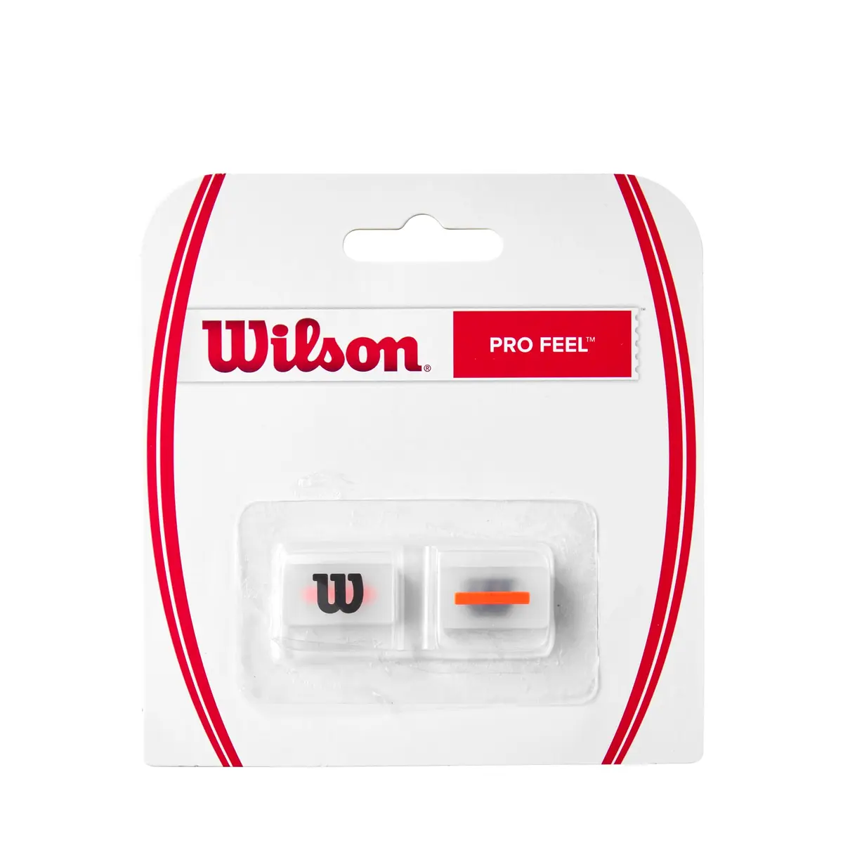 WILSON Shift Tennis Vibration Dampener - 2 Pack, White | Absorbs Shock & Vibration for Better Feel - main product image