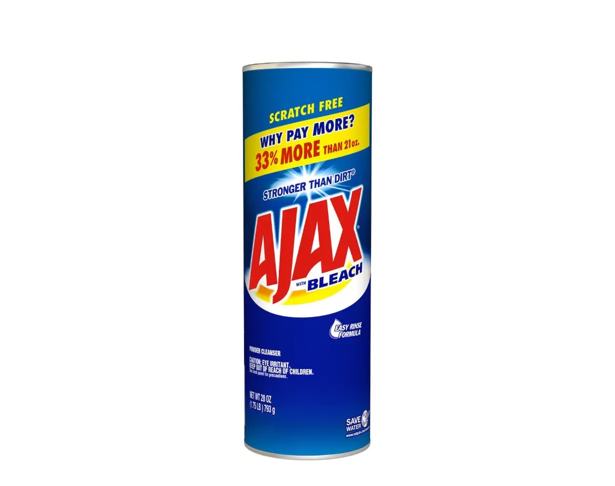 Ajax Powder Cleanser with Bleach 21 oz Pack of 12 | Scratch-Free & Eco-Friendly - main product image