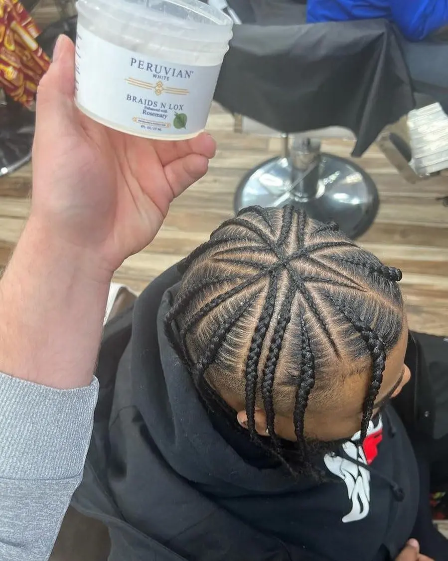 Peruvian white Braid, Loc, and Edge Gel EXTRA HOLD 16 oz | Anti-Frizz & No Flaking for Natural & Relaxed Hair - view 6