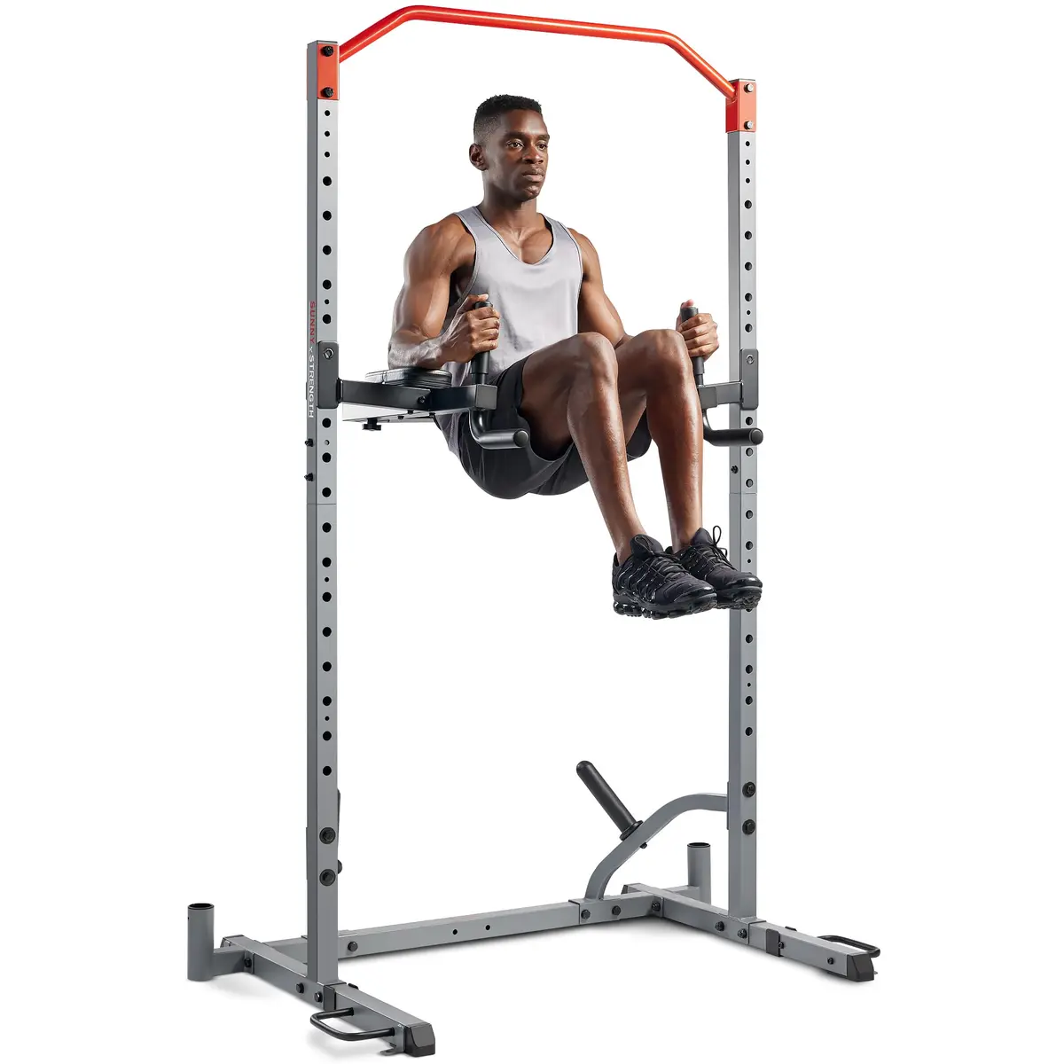 Sunny Health & Fitness Dip Station Core Attachment SF-XFA008 | 26.7 lb (12.1 kg) Capacity | Fits 2"x2" Racks - view 7