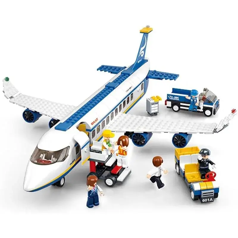 ENHANA City Airplane Station Building Blocks 463 Pieces | STEM Learning Toy for Kids 6-12 - main product image