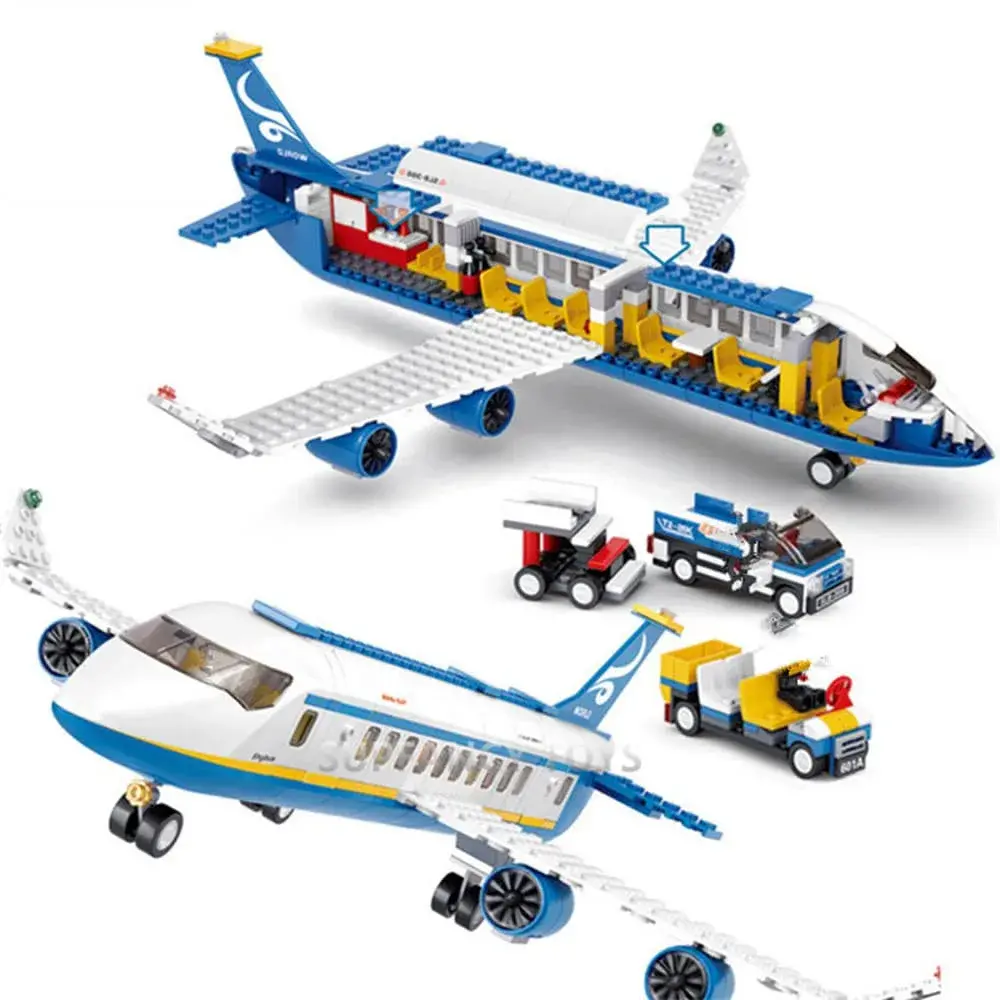 ENHANA City Airplane Station Building Blocks 463 Pieces | STEM Learning Toy for Kids 6-12 - view 3