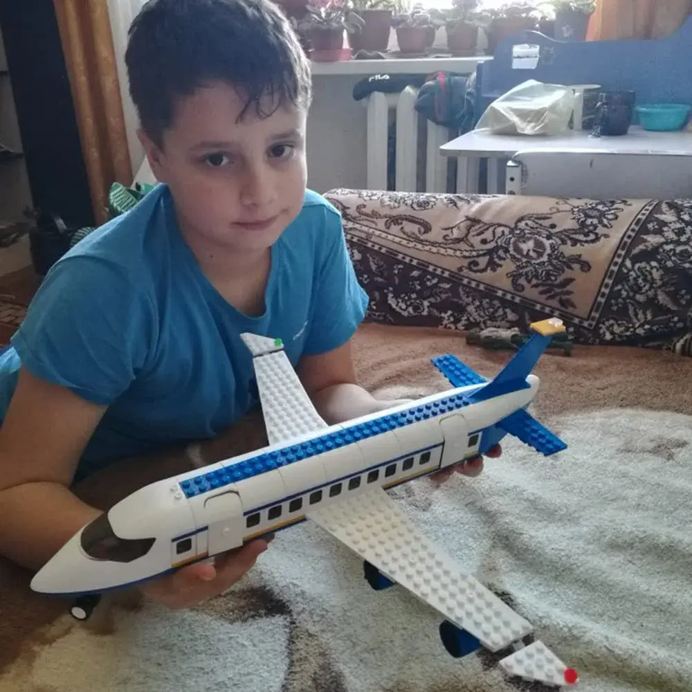 ENHANA City Airplane Station Building Blocks 463 Pieces | STEM Learning Toy for Kids 6-12 - view 9