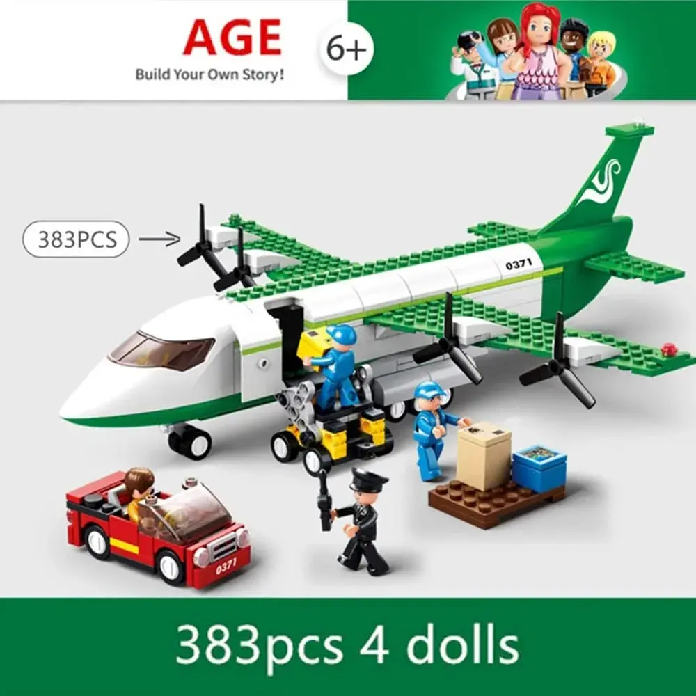 ENHANA City Airplane Station Building Blocks 383 Pieces | STEM Learning Toy for Kids 6-12 - view 5