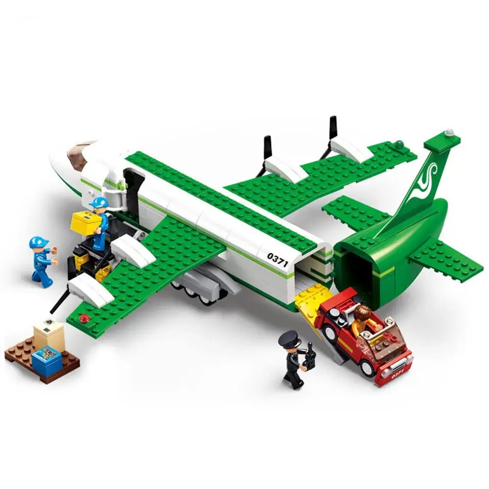 ENHANA City Airplane Station Building Blocks 383 Pieces | STEM Learning Toy for Kids 6-12 - view 3