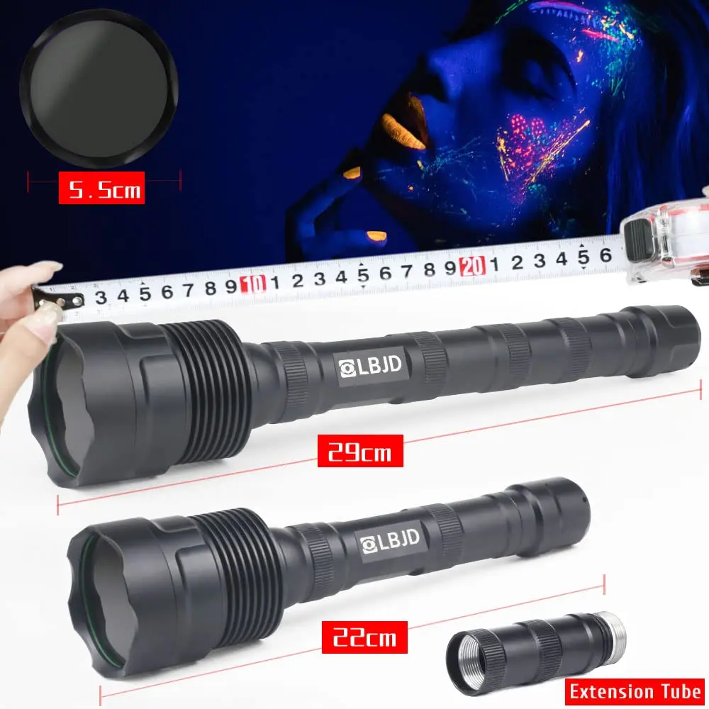 LBJD 365NM UV Black Light Flashlite 8.6'' 11.4'' | High Power UV Blacklight for Pet Urine Detection - view 5