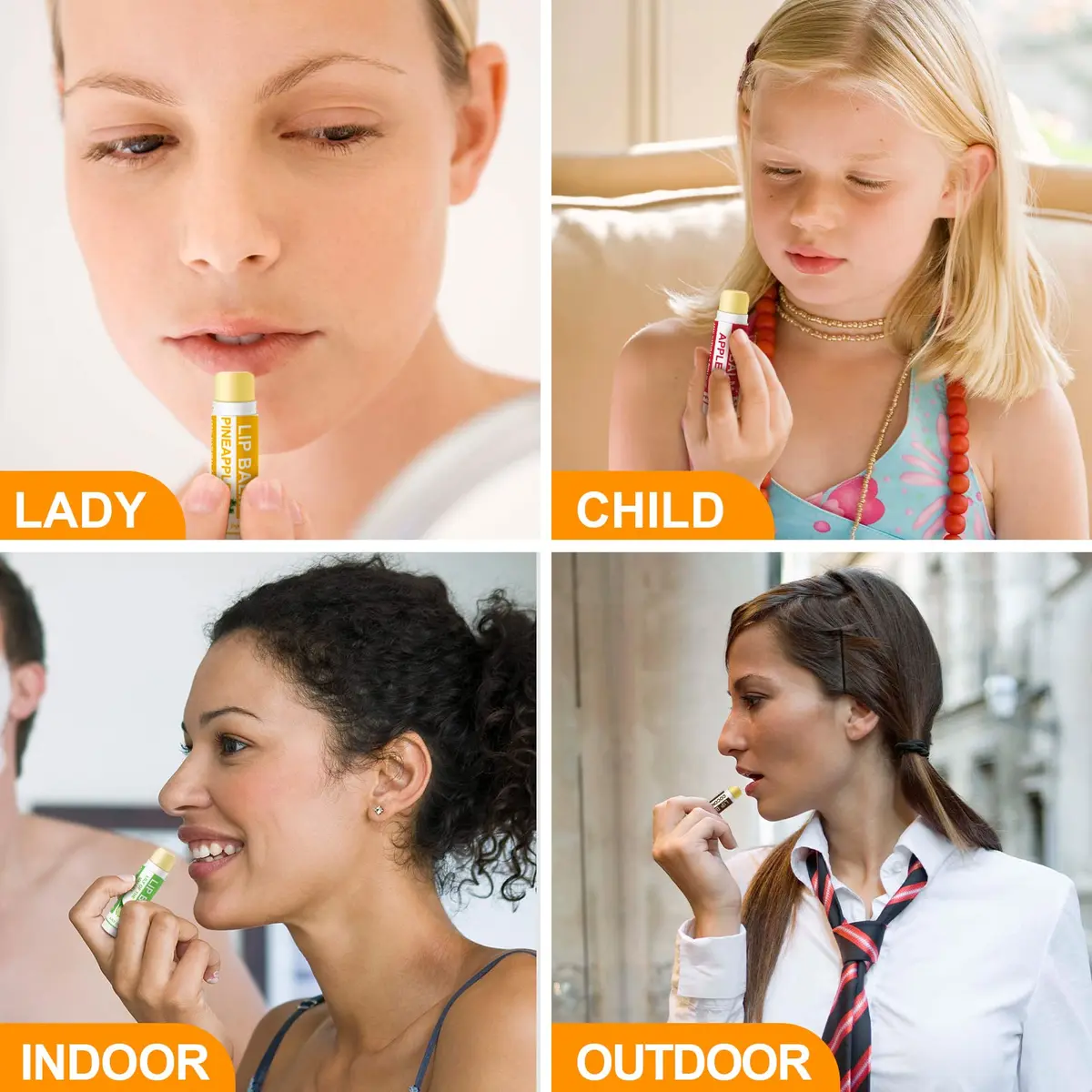 Yopela Natural Lip Balm 56 Pack | Moisturizing & Soothing with Vitamin E & Coconut Oil - view 3