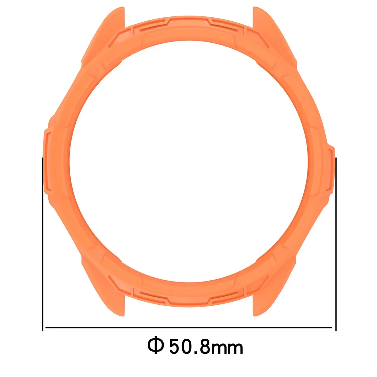 MOTONG TPU Protective Case for Garmin Forerunner 965 | Black, 5cm (2in) - view 5