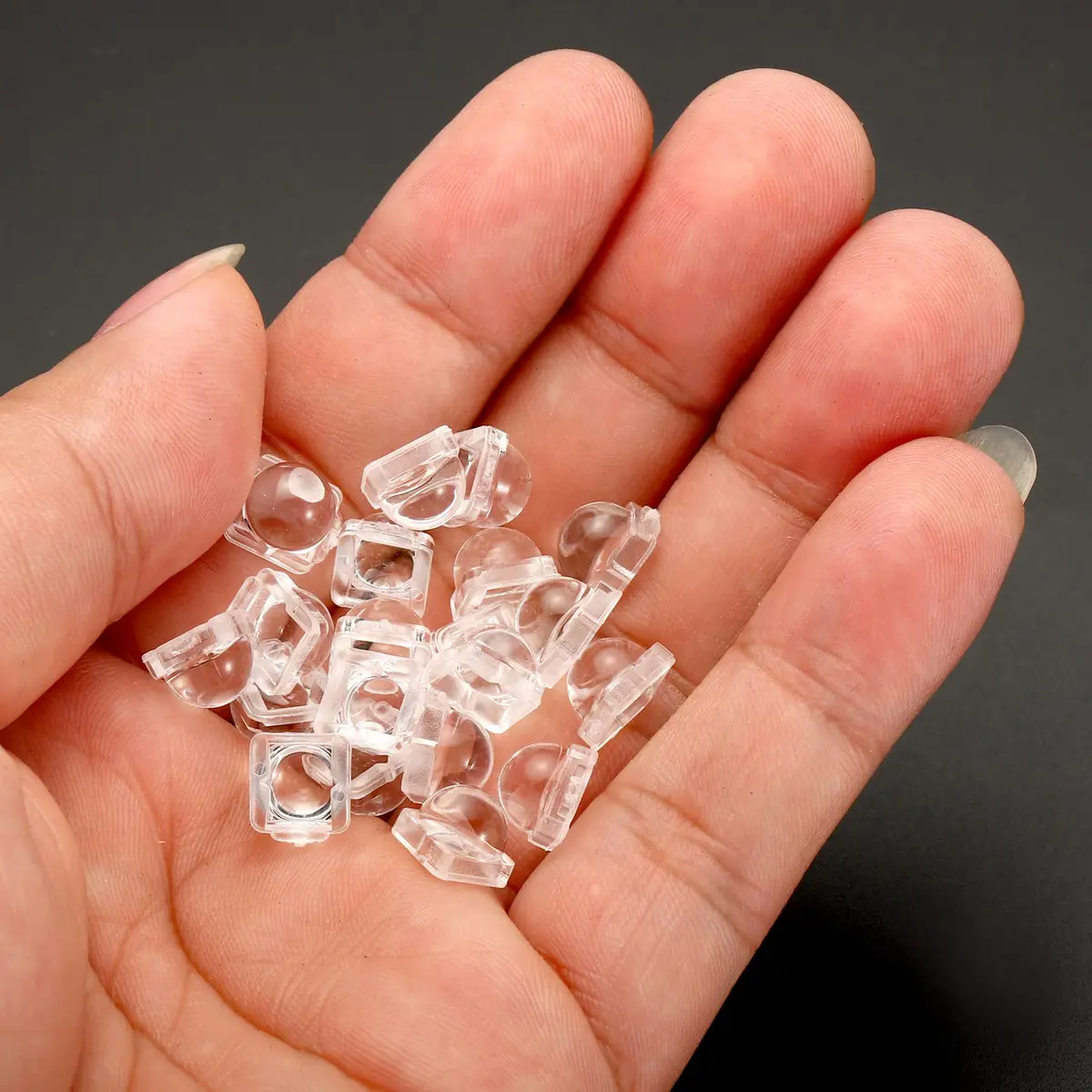 PATIKIL LED Convex Lens 30 Pack | 30 Degree Beam Acrylic Optical Lens for 5050 LED - view 5