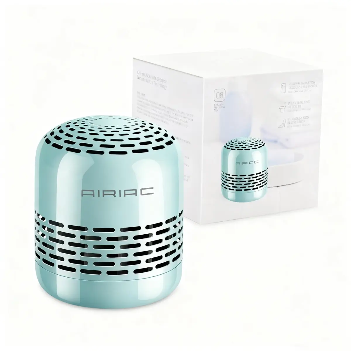 AIRIAC Fridge Deodorizer 130g (4.58 oz) | 10-Year Odor Eliminator for Fridge & Freezer - main product image