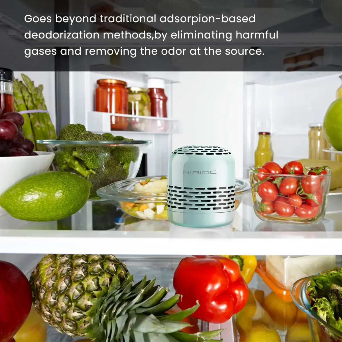 AIRIAC Fridge Deodorizer 130g (4.58 oz) | 10-Year Odor Eliminator for Fridge & Freezer - view 2