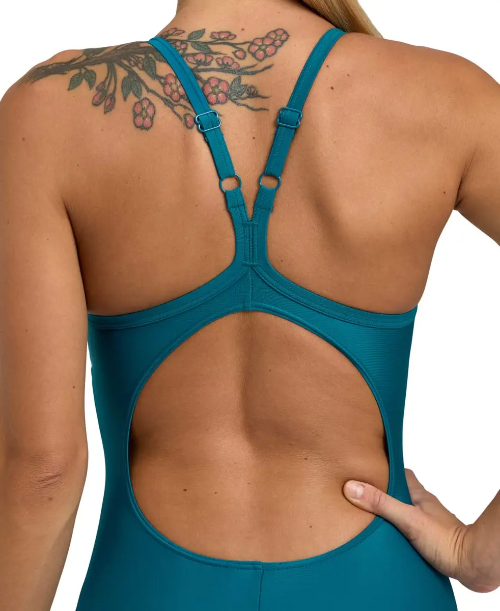 ARENA Feel Women's Solid Light Drop Back Swimsuit US Size 30 | Quick Drying Athletic Swimwear - view 5