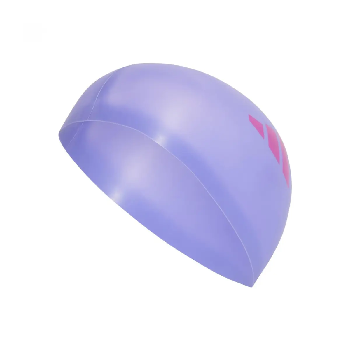 adidas Kids Swim Cap | Silicone Tear-Resistant One Size Violet/Pink - main product image
