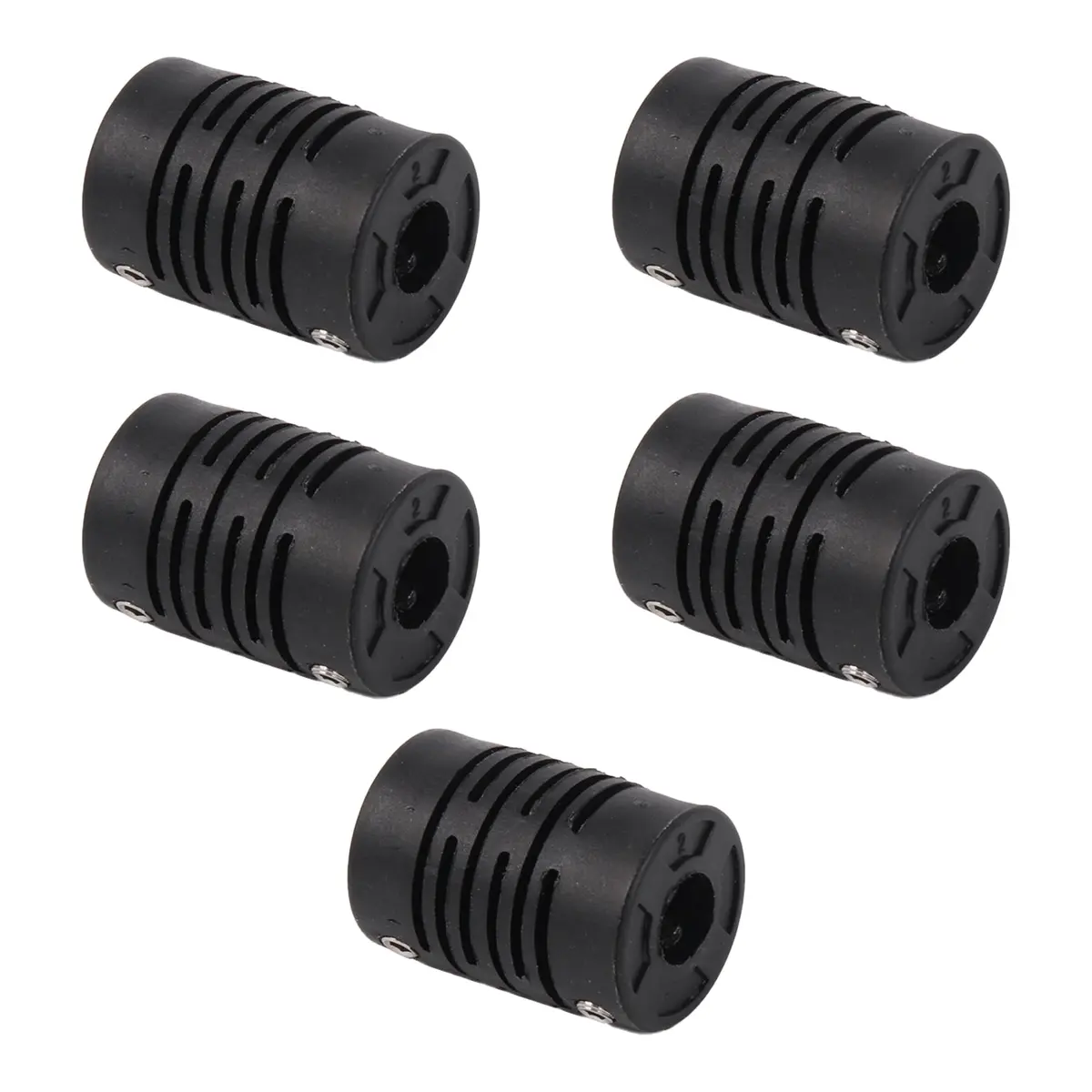 CNBTR 6x6mm Encoder Plastic Elasticity Coupling Motor Coupler 15x21mm (Pack of 5) | Zero Backlash Precision - main product image