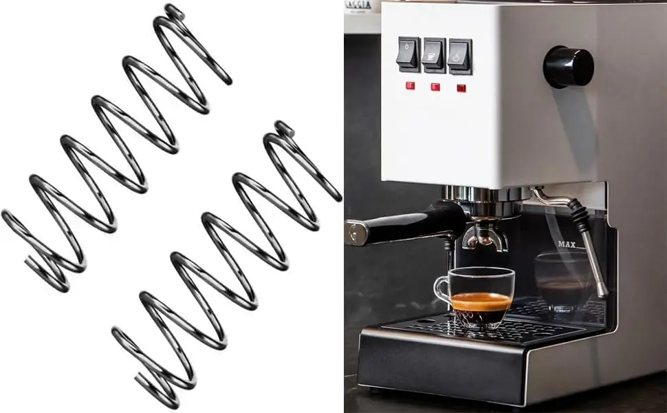 DUODUO Replacement Spring for Gaggia Classic PRO Espresso Machine | 9 Bar OPV Mod Kit (2 pcs) - view 6