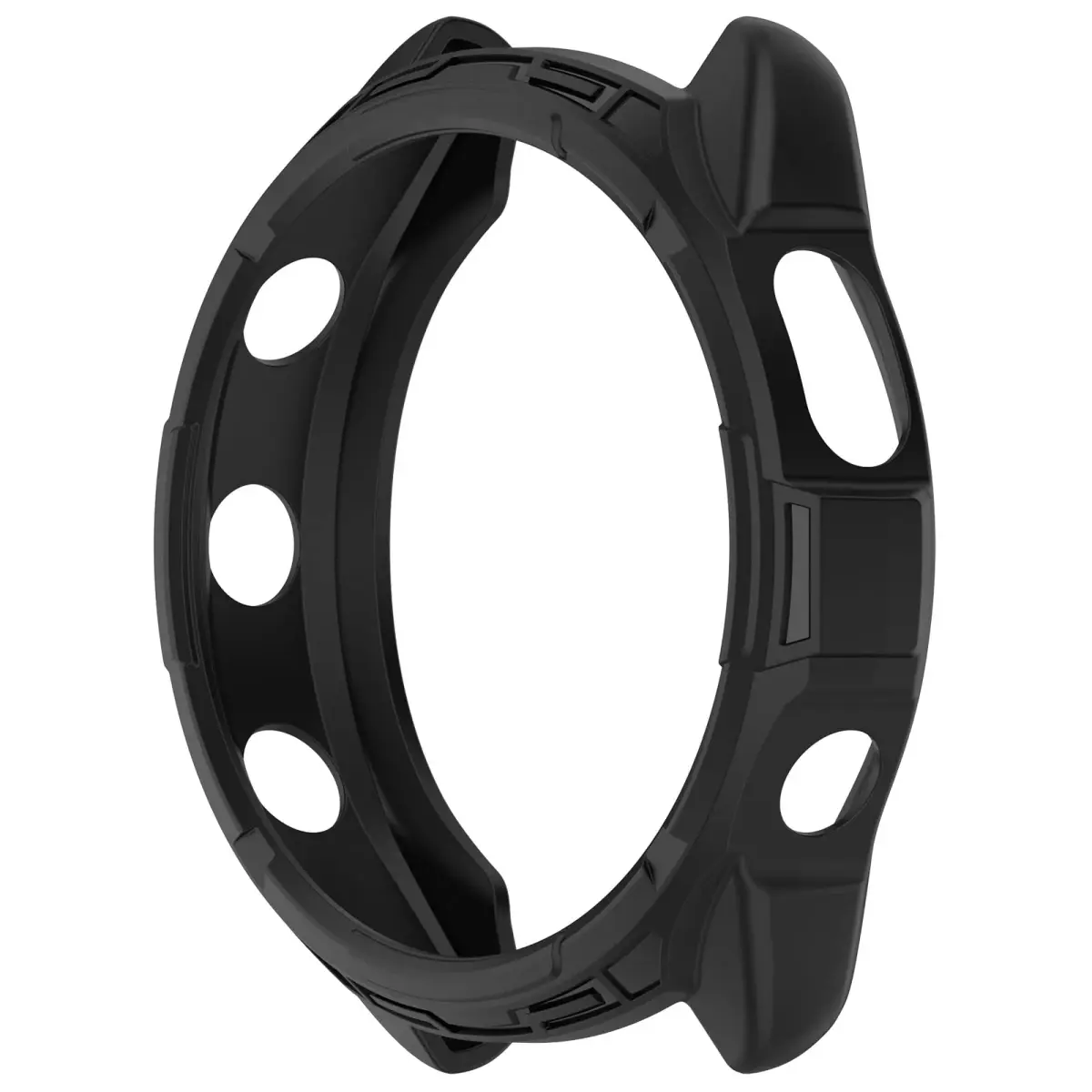 Chofit Black&Blue TPU Case for Garmin Forerunner 965 | Soft Anti-Scratch Bumper Frame Coverage - view 4
