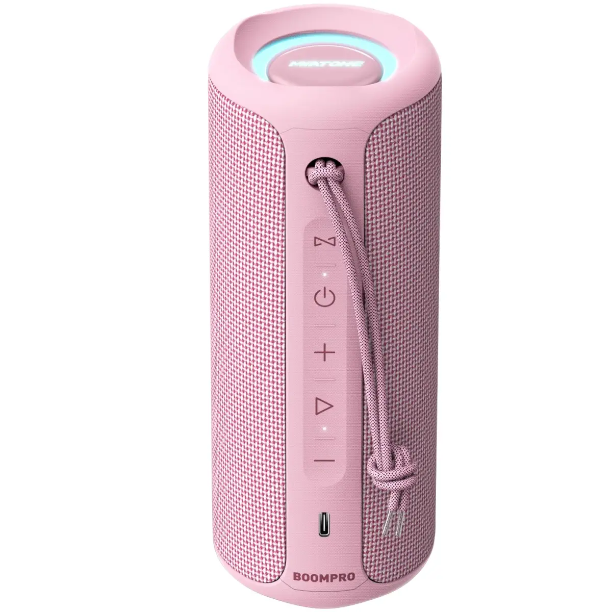 MIATONE BOOMPRO Portable Bluetooth Speaker 36W Stereo Sound, 7.4 inch (19 cm) - Pink - main product image