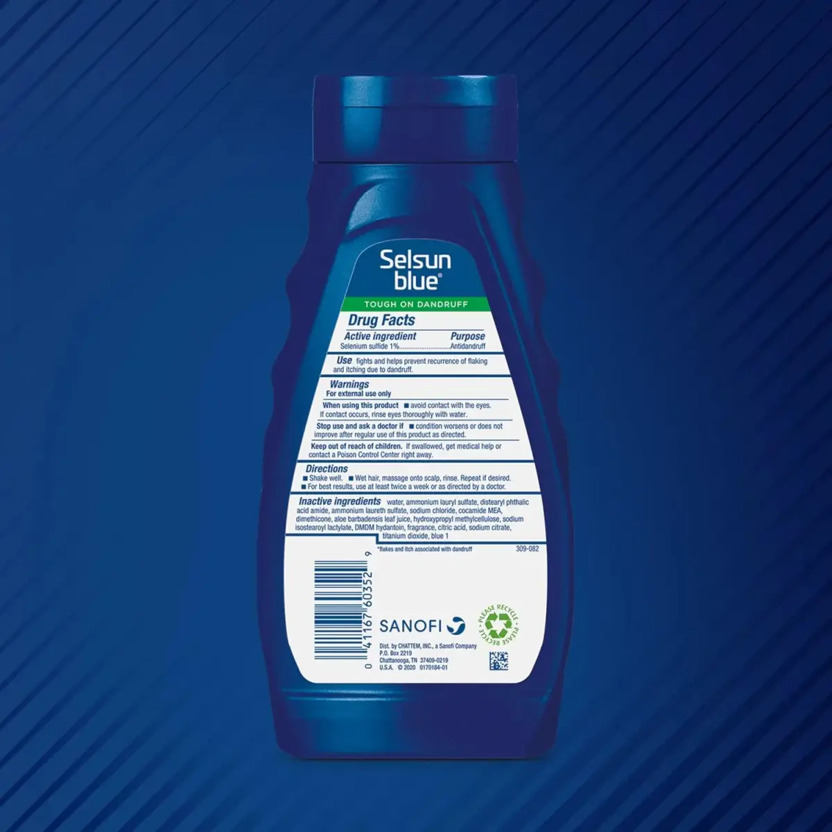 Selsun Blue Moisturizing Anti-dandruff Shampoo with Aloe 44 fl oz (22 fl oz Each) | Medicated Relief for Itchy Scalp - view 2