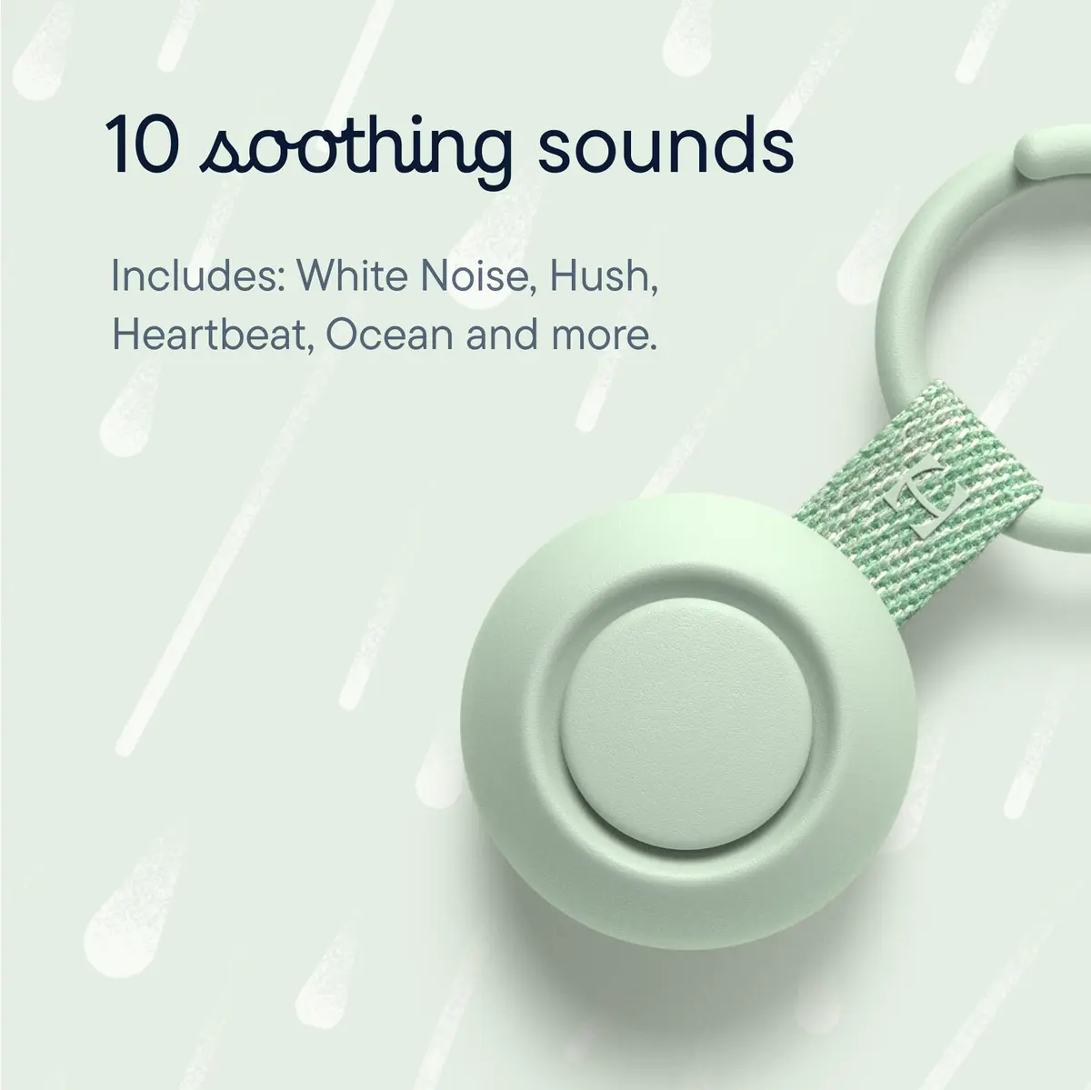 Hatch Go Portable Sound Machine Mint | Sleep Soother for Babies & Kids with 10 Sounds - view 6